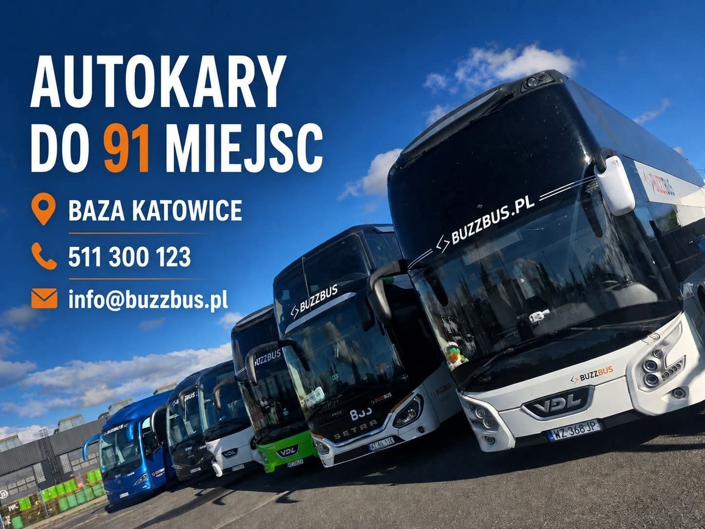 Informacje o pojazdach i wyposażeniu floty Buzzbus